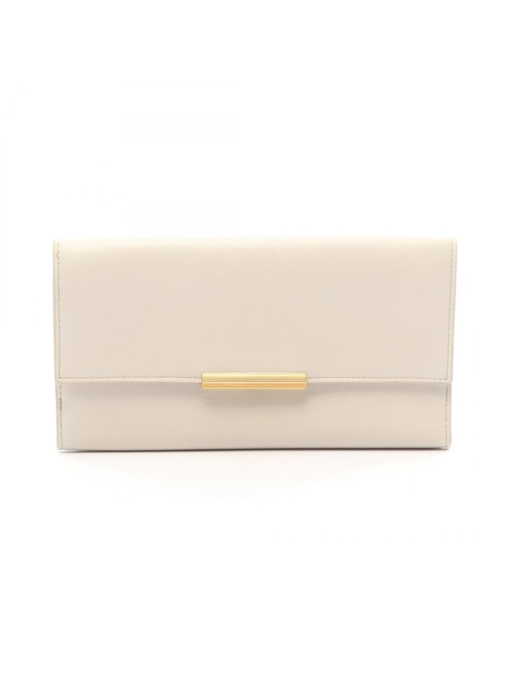 Bottega Veneta Trifold Wallet Continental Ivory Leather